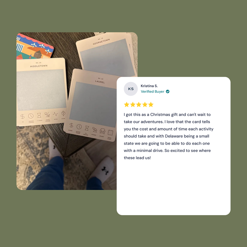 Delaware Adventure Bucket List customer review