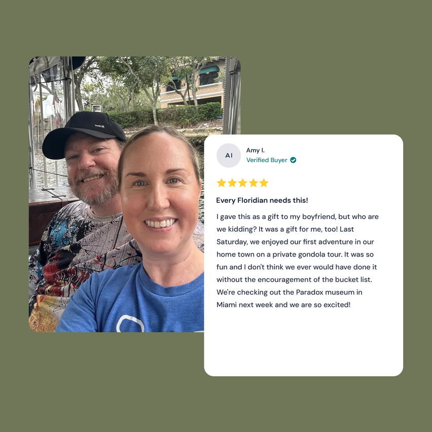 Miami Adventure Bucket List customer review