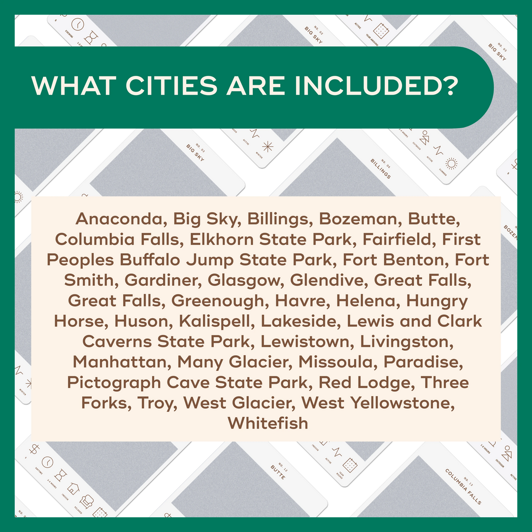 Montana Adventure Bucket List