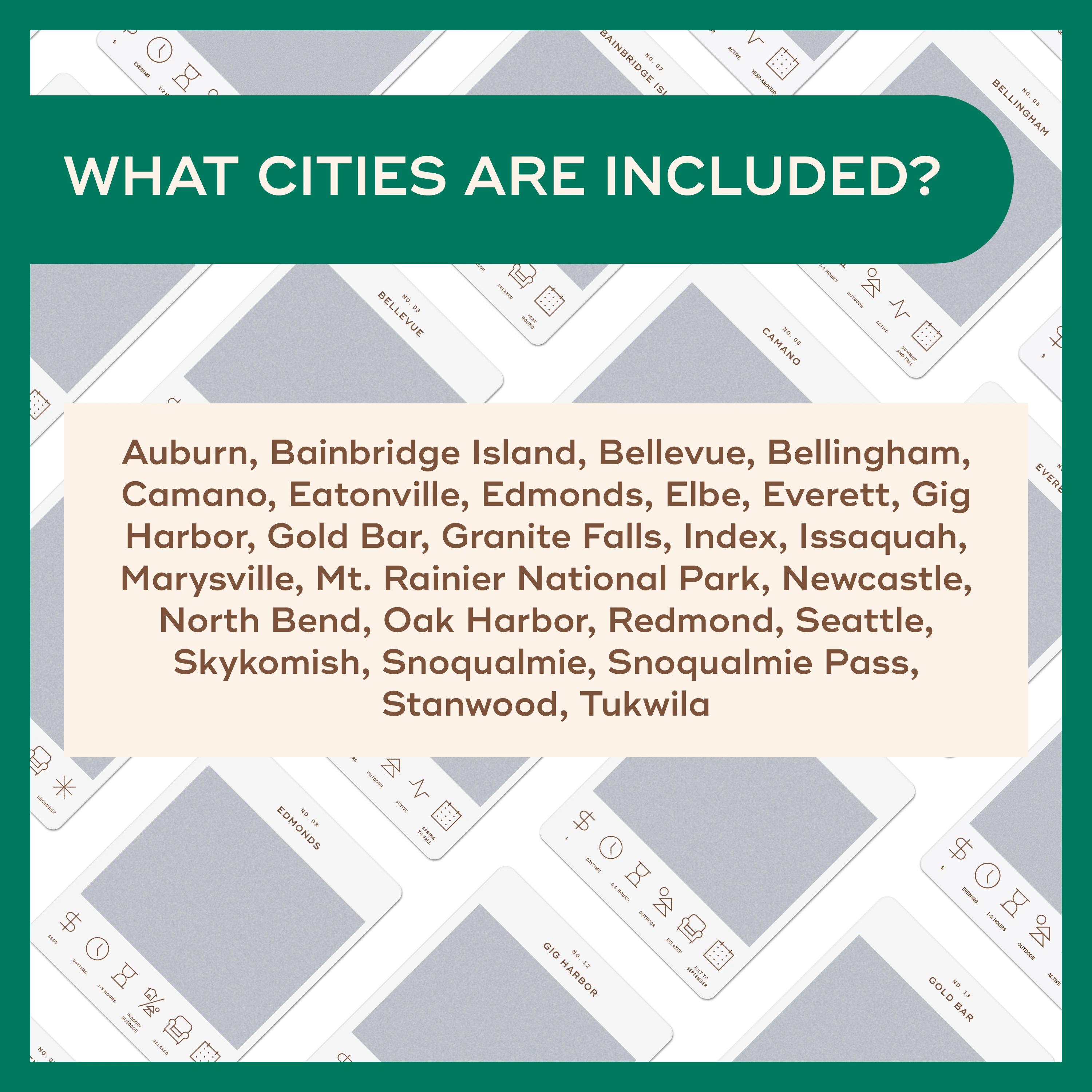 Seattle Adventure Bucket List