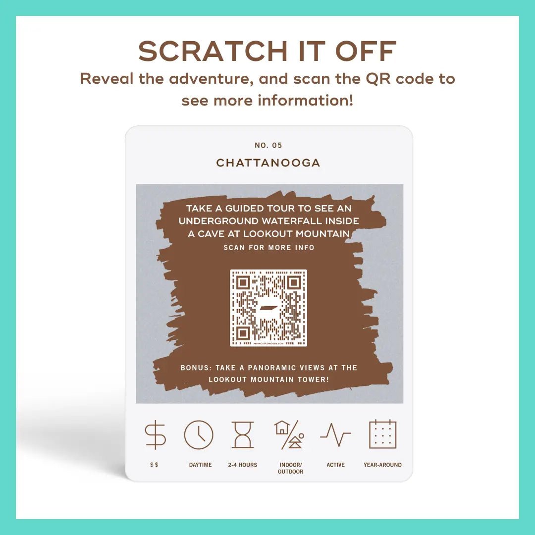 Tennessee Adventure Bucket List - 50 Scratch-Off Cards For Things To Do, Road Trips & Tourist Attractions